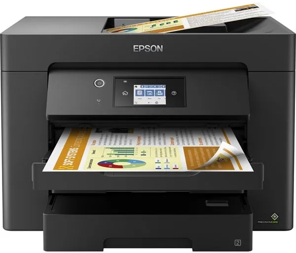Epson WorkForce WF-7830DTWF A3 All in One Inkjetprinter Multifunctioneel met Fax - Kleur - Inkt