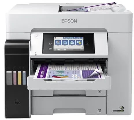 Epson EcoTank ET-5880 All in One Inkjetprinter Multifunctioneel met Fax - Kleur - Inkt