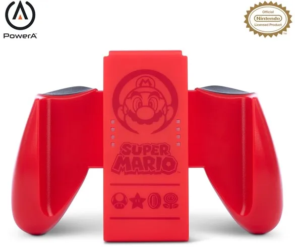 PowerA Joy-Con Comfort Grip voor Nintendo Switch - Super Mario rood - Controller - Nintendo Switch